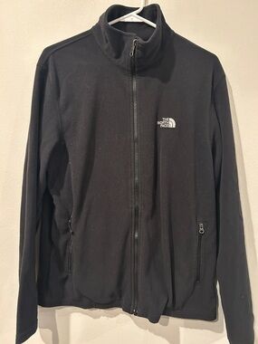 The North Face Black Full Zip Fleece Jacket Men’s Medium M Classic Outdoor